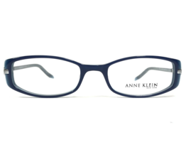Anne Klein Eyeglasses Frames 8029 115 Blue Silver Oval Full Rim 48-18-135 - £40.39 GBP