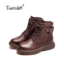 Ther ankle boots women autumn winter cross strappy vintage women punk boots flat ladies thumb200