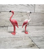 Playmobil Flamingos 2 Birds Bendable Toy Tropical Bird Wildlife Zoo Animal - $7.36 CAD