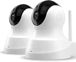 Home Security Camera - 1080P FHD Pet Cameras (2-Pack), Home Security System - £38.87 GBP