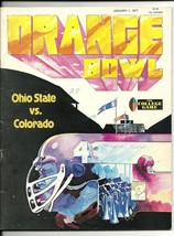 1977 Orange Bowl Game Program Ohio State Colorado - £65.27 GBP