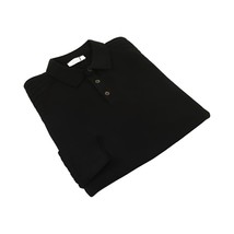 Men&#39;s Sweater Knit By BRANGO Turkey Polo Neck Cotton Blend 21228 Black - $55.00