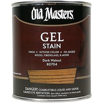 Old Masters 24991 80704 Gel Stain, 1 Quart, Dark Walnut, 32 Fl Oz - $42.24