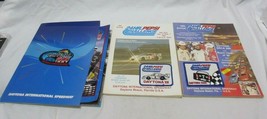 Huge 6 Lot of Old Nascar Racing Programs Daytona Etc All With Patches In... - £47.17 GBP