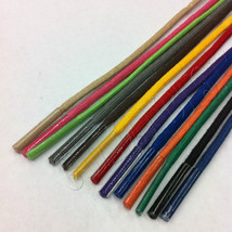 Colored Waxed Cotton Dress Shoelaces Round Oxford Shoe Laces Strings Sho... - £5.62 GBP