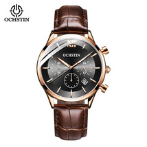  Men&#39;s Quartz Watch - Waterproof Chronograph Wristwatch LK733687108084 - £26.94 GBP