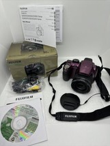 Purple Plum Fuji Finepix S4080 14.0MP Digital Camera, Manual, CD, Cables... - £66.24 GBP
