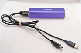 iHome Powerbank Portable Battery 2,200mAh Model IH-CT213U DC5V-800mA Sold As Is - £6.78 GBP