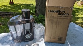 Hamilton Beach | 67601A | 800W Juicer | Black Used Once Customer Return - $49.49
