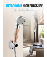 Bathroom Water Therapy Shower Anion SPA Shower Head Water Saving Rainfal... - $41.04 CAD