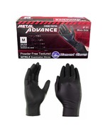 Diamond Metal Advance Nitrile Exam Gloves Medium Black 100/Bx N51M - $16.97 CAD