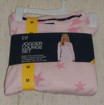 Nwt Womens Gap Super Soft Modal Fleece Jogger Lounge Set W/ Pockets Size M - £25.89 GBP