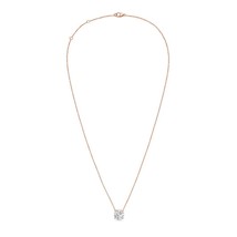 Diana M Jewels 12.00 Cts Lab Grown Diamond Solitaire Pendant Necklace Size One - $11,100.87