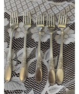Lot Of 6 Forks 7.5”  WM Rogers IS Silverplate 1934 Burgundy Champagne Pa... - £10.23 GBP