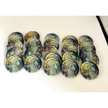 30 Dragons, Dreams &amp; Daring Deeds Unicorn pin button for birthday grab bags gift - $20.32