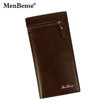 Clutch Male Men&#39;s Wallet Brand Id Holder Purse for Men Cover on the Passport Bag - £21.29 GBP