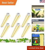 Grow Lights, 3FT Full Spectrum Plant Light, 180W6 x 30W, 1000W Equivalen... - $129.12