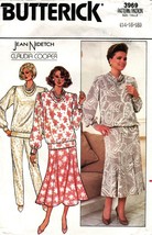 Misses'  TOP, SKIRT & PANTS  1986 Butterick Pattern 3969 Sizes 14-16 - $12.00