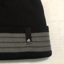 Adidas Aeroready Black/Gray Core Fold II Knit Cuff Beanie Men&#39;s One Size... - £14.93 GBP