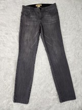 Democracy Ab Technology Skinny Ankle Stretchy Jeans Gray Size 6 Inseam 29 - $16.00