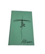 Faith Journal Faux Leather Green Name Allison on Cover New Book Lined Pages - $14.85