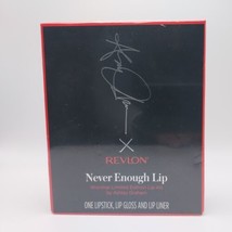 Revlon Never Enough Lip WORSHIP Limited Ed. Lip Kit 3pc Kit Sealed - $9.89