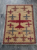 Bohemian Afghan War Handmade 2x3 Rug Door Mat - $158.00
