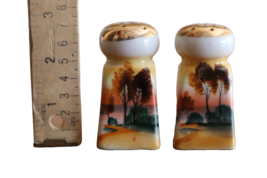 READ* Vintage Noritake China Tree In The Meadow Salt &amp; Pepper Shakers 2.75&quot; - $12.95