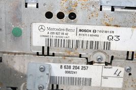 2000-2002 MERCEDES W215 CL500 W220 S430 S500 GPS COMMAND RADIO FOR PARTS P7352 image 7