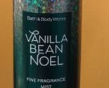 Bath &amp; Body Works Vanilla Bean Noel Fine Fragrance Mist 8 oz - £7.37 GBP