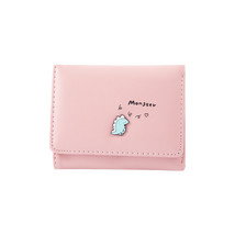 Short Wallet for Women,Snap Closure Trifold Wallet for Girls,Credit Card Holder - £11.94 GBP