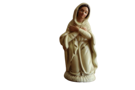 Flaw Vtg Christmas Nativity Figurine Paper Mache Composite:  Mary Madonn... - $177.40 MXN