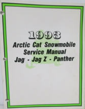 1993 Arctic Cat Jag Z Panther Snowmobile Service Manual Shop Repair 2254... - £21.48 GBP