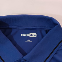 Corner Stone City of Sunny Isles Beach Men's 2XL Blue Polo Shirt Short Sleeve image 3