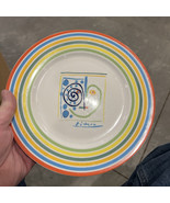 PABLO PICASSO Crayon Succession 4PC Porcelain Dinner Plates 2007 Colorful - $21.73