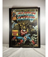 Marvel Comics Captain America Retro Canvas Wall Art Print 18in x 14in Ne... - $47.74 CAD