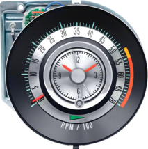 OER 5500 Red Line Tic-Toc Tachometer For 1968 Chevy Camaro Models - £295.38 GBP