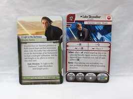 (2) Star Wars Imperial Assault Luke Skywalker Jedi Knight Ally Pack Card... - $9.71 CAD