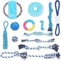 Dog Rope Toys, 13 Pack Dog Toys for Large Dogs, Dog Chew Toys and Interactive - £14.71 GBP