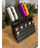 Nintendo Switch Game Storage Tower Organizer Holds 30 Cartridges 4 Joy Cons - $21.55