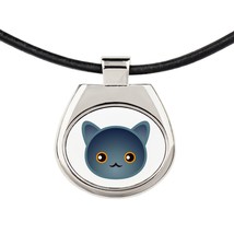 A necklace with a Chartreux cat. A new collection with the cute Art-Dog cat - £11.66 GBP