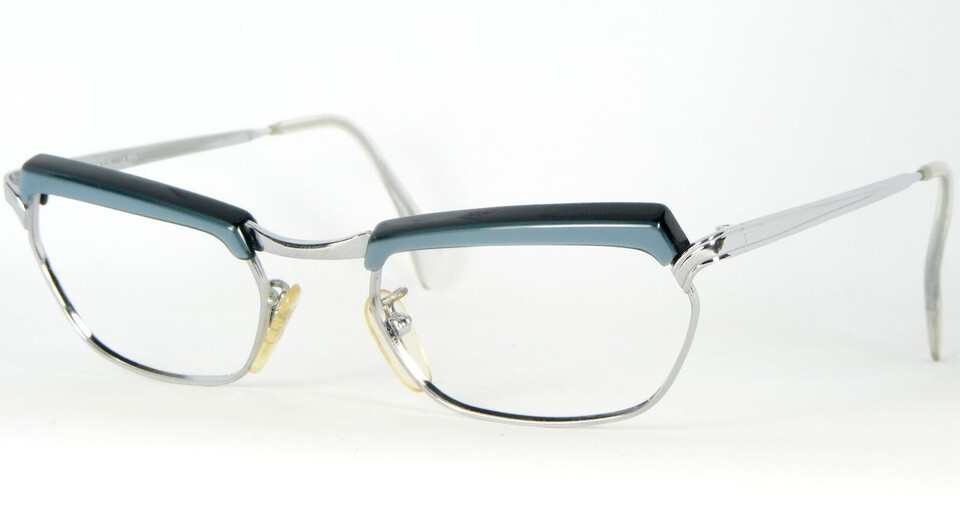 Flair JABO SILVER /BABY BLUE /BLACK EYEGLASSES GLASSES FRAME 47-20-135mm... - $77.23