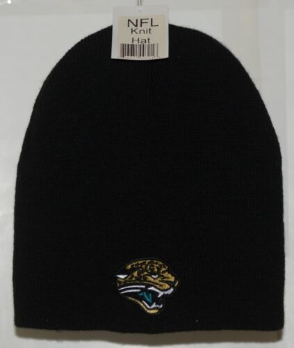 Primary image for NFL Team Apparel Licensed Jacksonville Jaguars Black Winter Cap