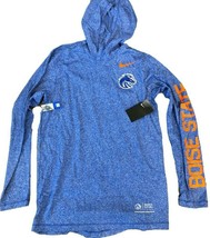 New NWT Boise State Broncos Nike Long Sleeve Small Hoodie Performance Shirt - £31.80 GBP