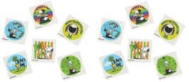 Peanuts St. Patrick's Day Themed Temporary Tattoos Snoopy 12-Pk - $12.86