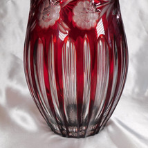 Bright Pink Cut to Clear Vase # 22476 - $128.65