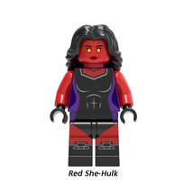 Red She-Hulk The Incredible Hulk Marvel Minifigures Block Toys - £2.40 GBP