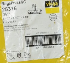 Viega MegaPress G Carbon Steel  Pipe Tee 25376 Smart Connect Feature image 2
