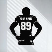 Personalized Custom Football Wall Decal - Choose Your Name - Numbers Custom Play - £11.86 GBP+