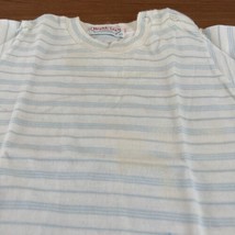 Vintage Health-Tex 2T Long Sleeve Blue Striped Shirt - £7.92 GBP